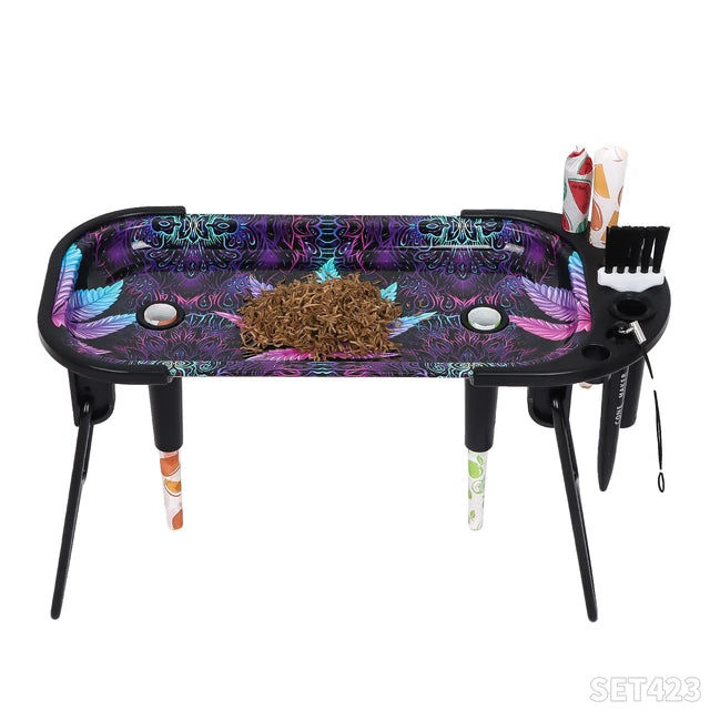 Puff Tray Rolling Table