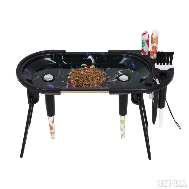 Puff Tray Rolling Table